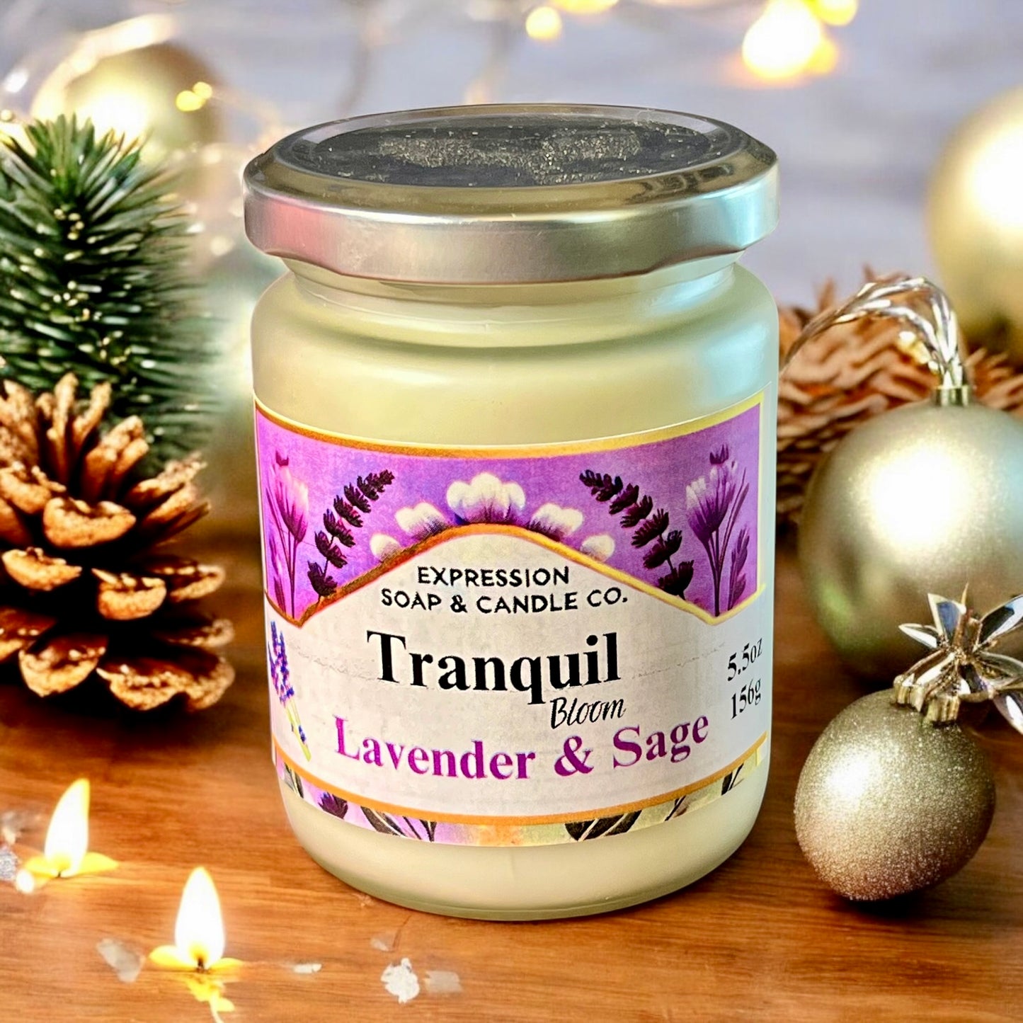 Tranquil Bloom Candle