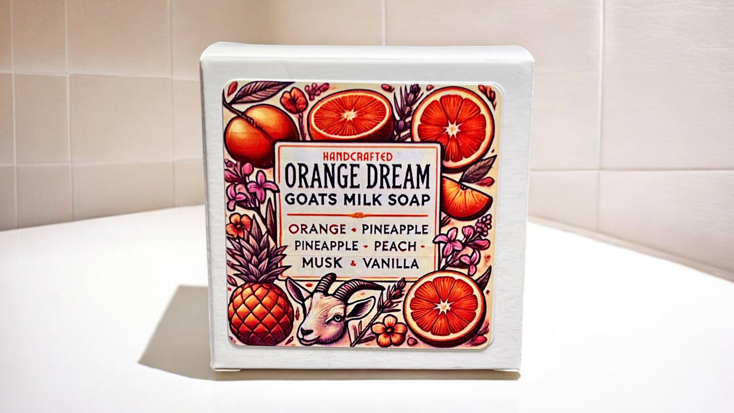 Orange Dream Goats Milk Soap image 0