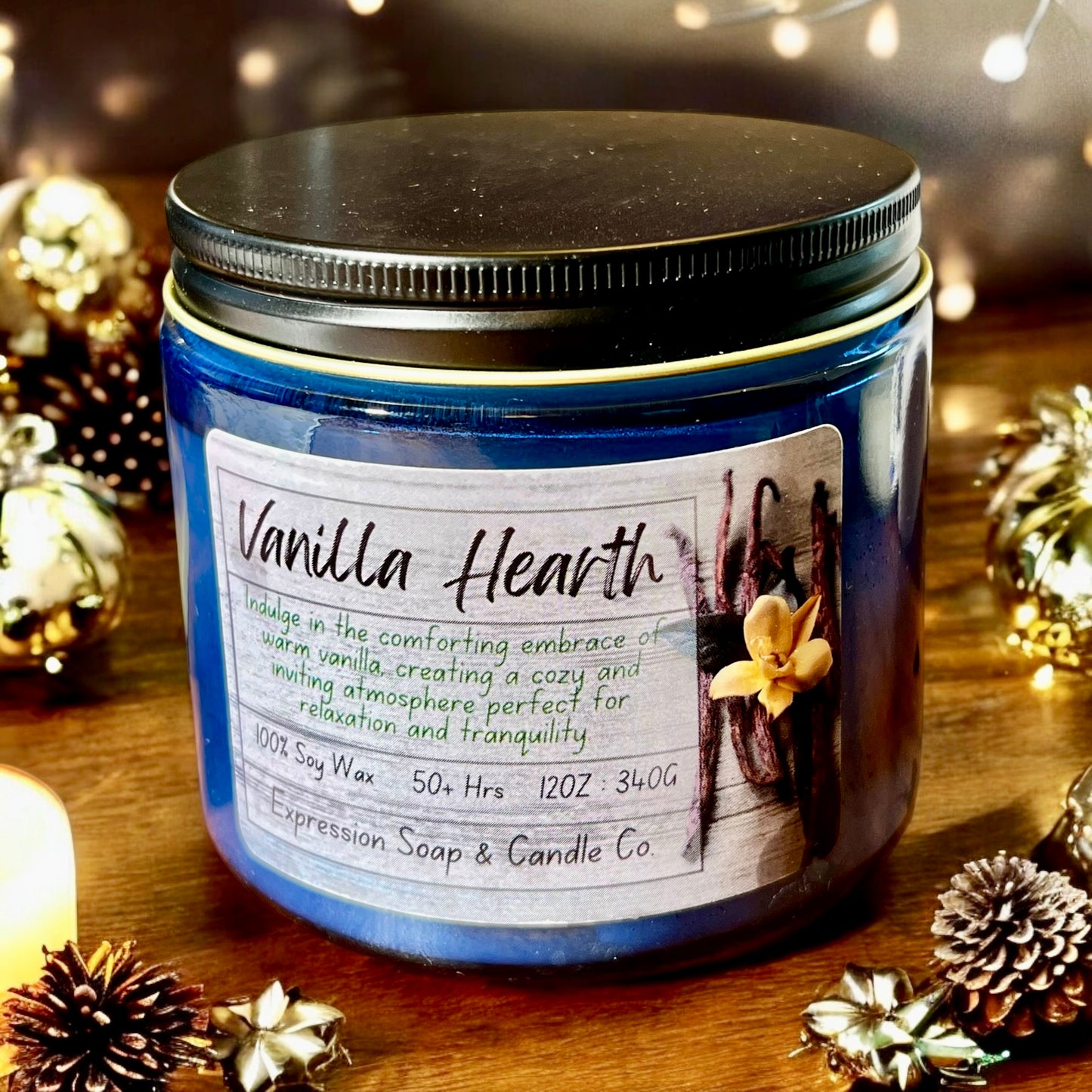 Vanilla Hearth Candle
