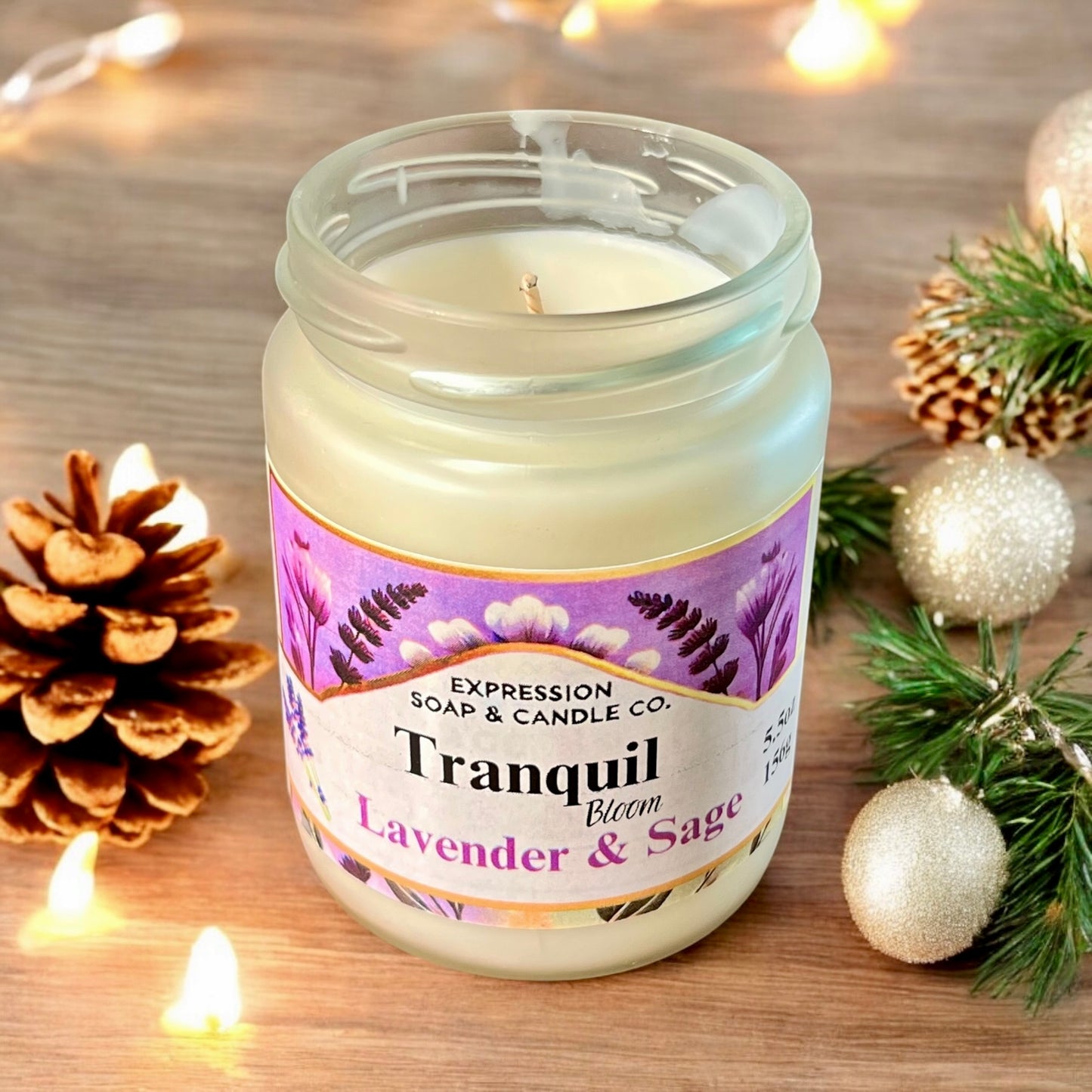 Tranquil Bloom Candle
