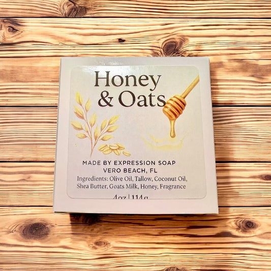 Honey & Oats Goat’s Milk Soap | Expression Soap