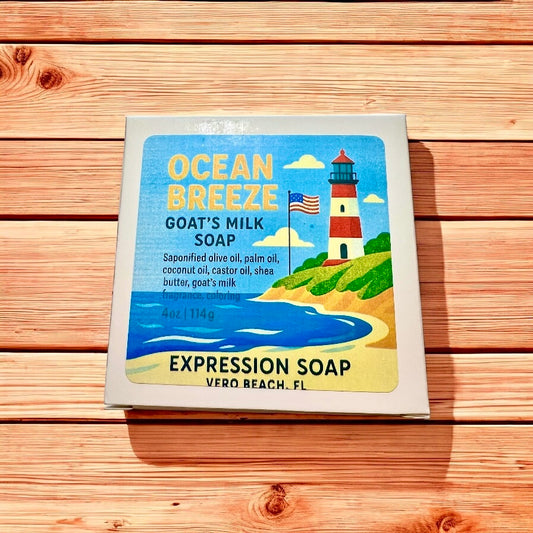 Ocean Breeze Goat’s Milk Soap | Expression Soap